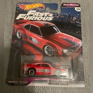 Fast & Furious collectable hot wheels toy. Mazda RX-3.
